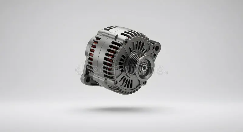 High-Detail Car Alternator