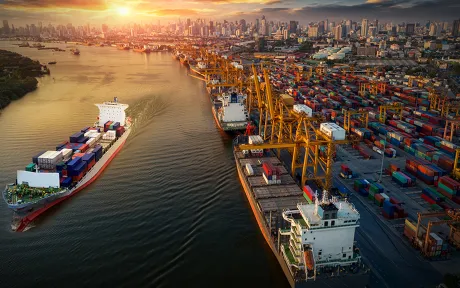 Global Container Port Supply Chain
